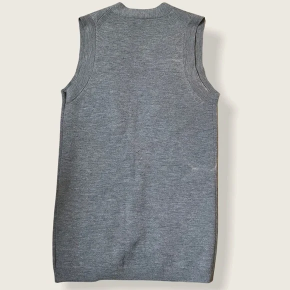 Theory Grey Merino Wool Long Vest size Small - Picture 7 of 13